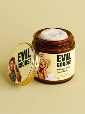 New Evil Goods Whipped Tallow Honey Balm- Sandalwood Cream